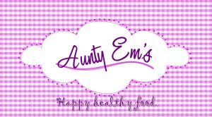 Aunty Em's - DD#1's first official logo (age 9!). So proud.